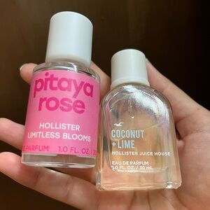 Hollister summer perfume sprays pitaya rose and coconut lime